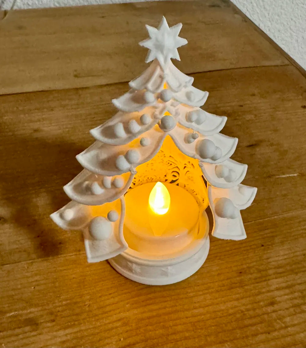 Weihnachtsbaum für ein LED-Teelicht