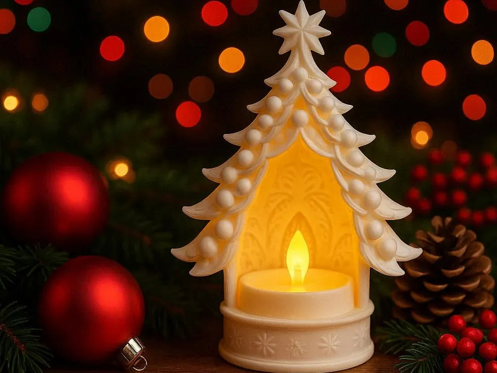 Weihnachtsbaum für ein LED-Teelicht