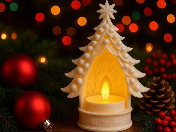 Weihnachtsbaum für ein LED-Teelicht