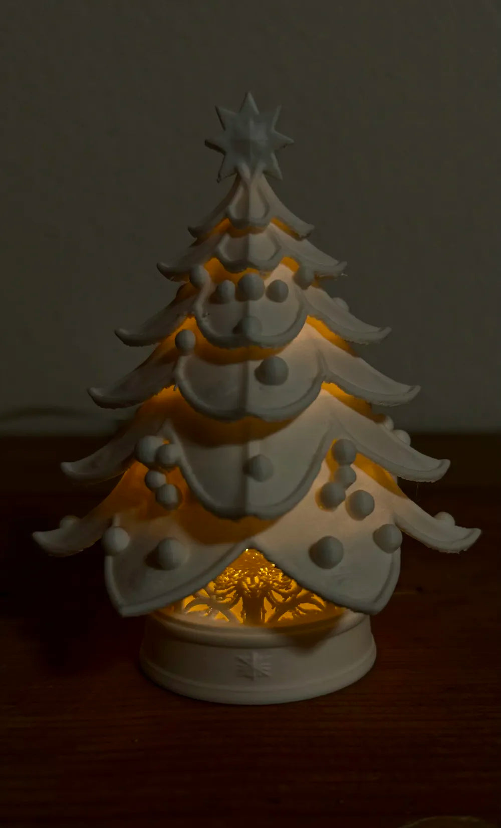 Weihnachtsbaum für ein LED-Teelicht