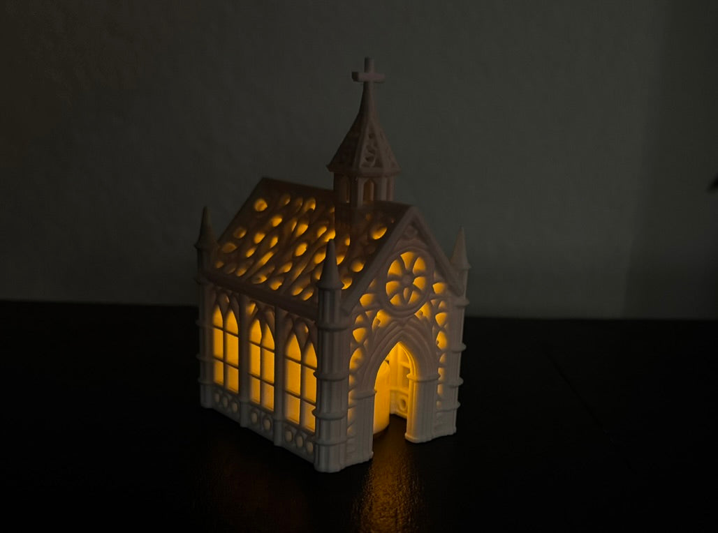 Gothic church in ornamental style