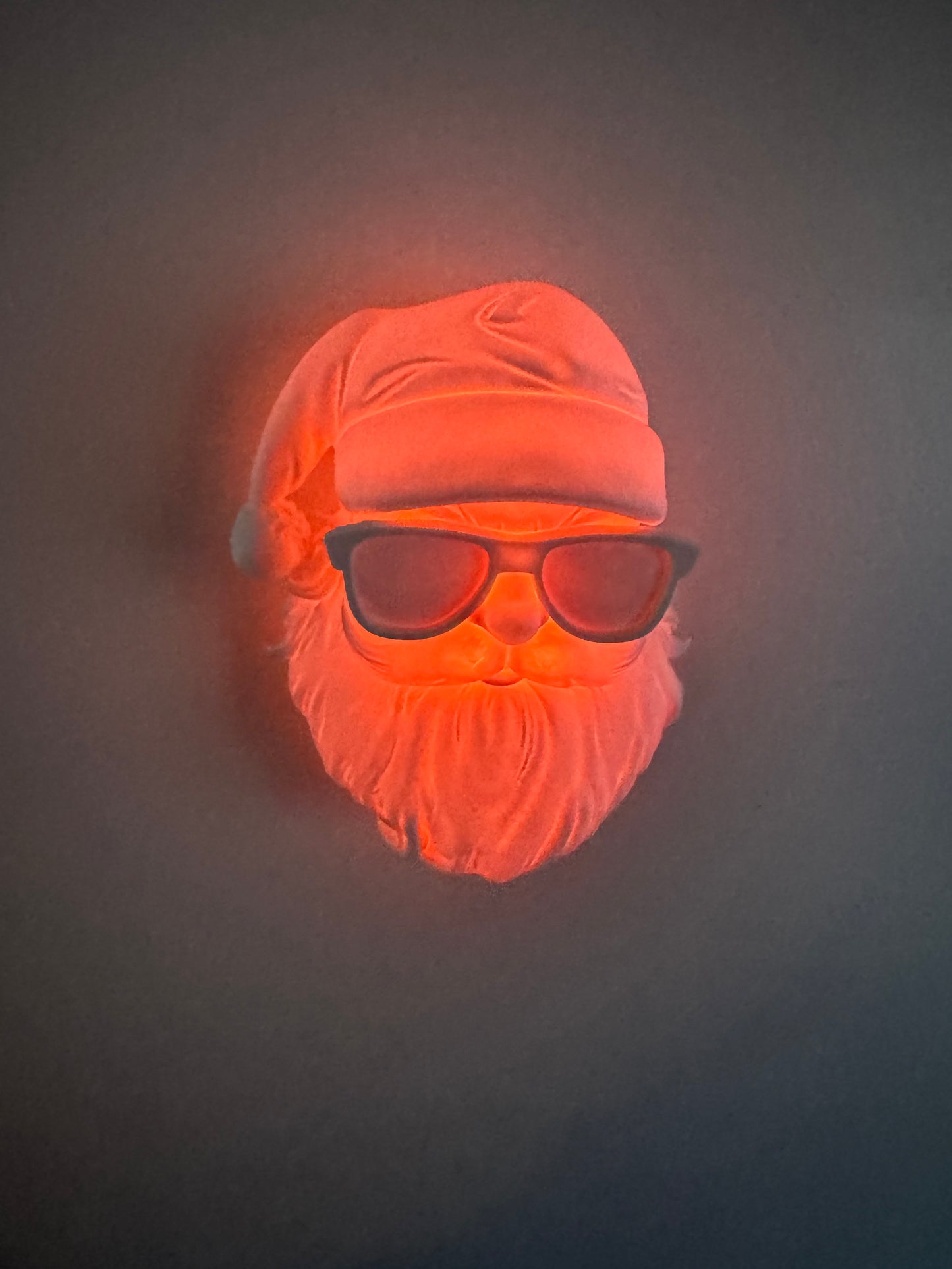 "Cool Santa" Christmas Light - Atmospheric Decoration for Door & Wall