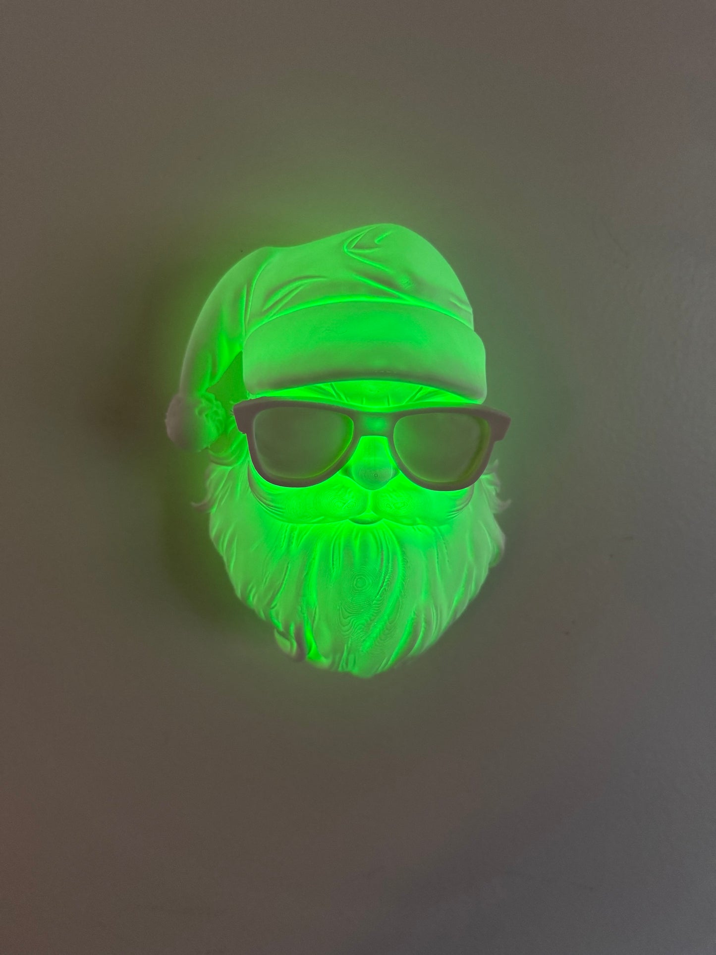 "Cool Santa" Christmas Light - Atmospheric Decoration for Door & Wall