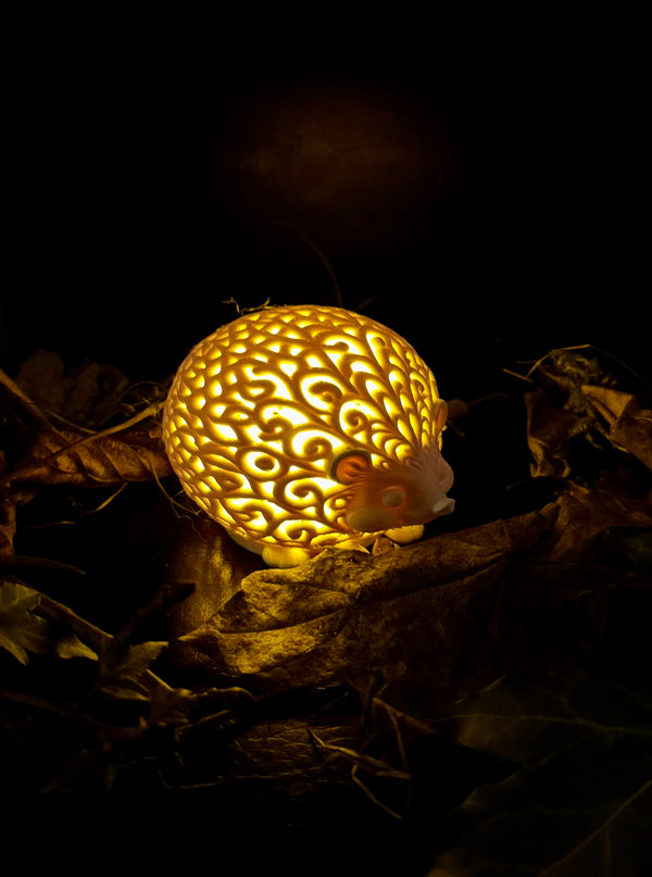 Igel im Ornament - Stil für LED-Teelicht