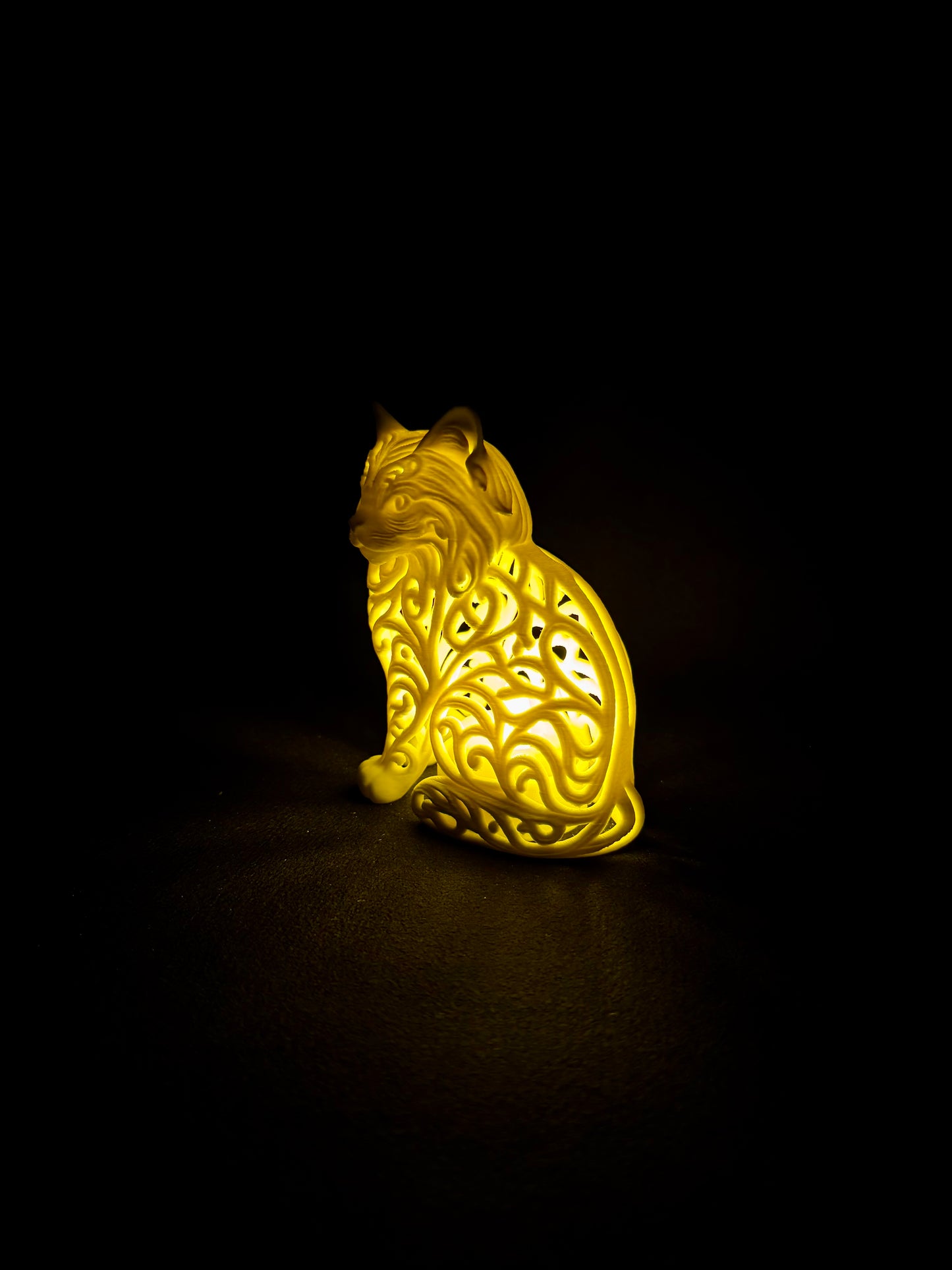 Lumorna Lichtmoment | Katze sitzend (Langhaar)